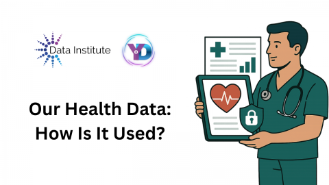 Image of a Doctor looking at chart. This is to advertise a Health Data Event in September 2026.